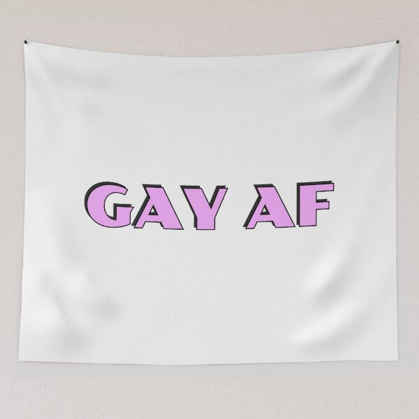Item preview, GAY AF - Pink queer designed and sold by Inspirationmotivation.