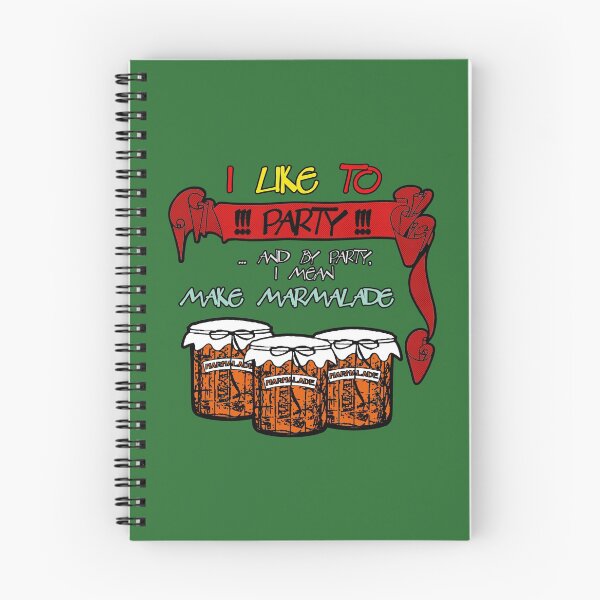 Item preview, I like to PARTY - and by party, I mean MAKE MARMALADE jars designed and sold by SolidEarthArt.