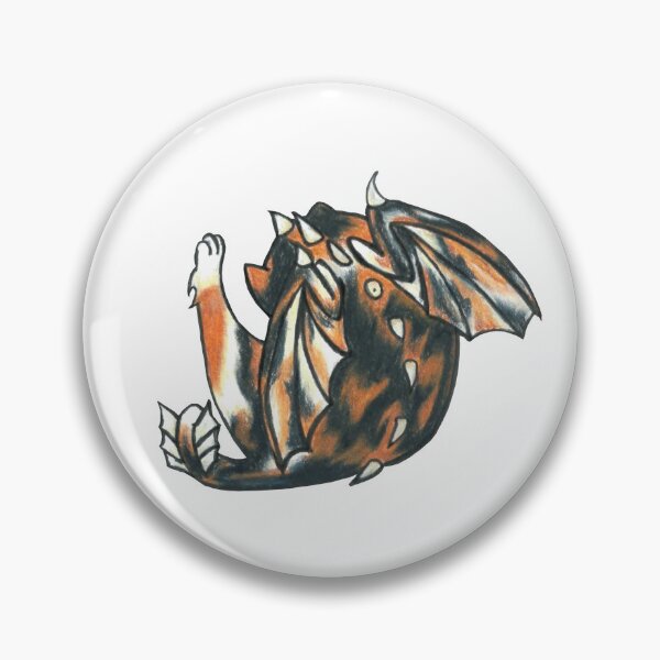 Item preview, Cat Dragons - Bitsy designed and sold by HalfbakedPoet3.