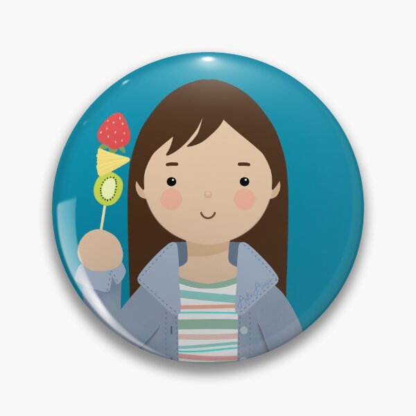 Item preview, Girl with fruits designed and sold by ArteAnnie.