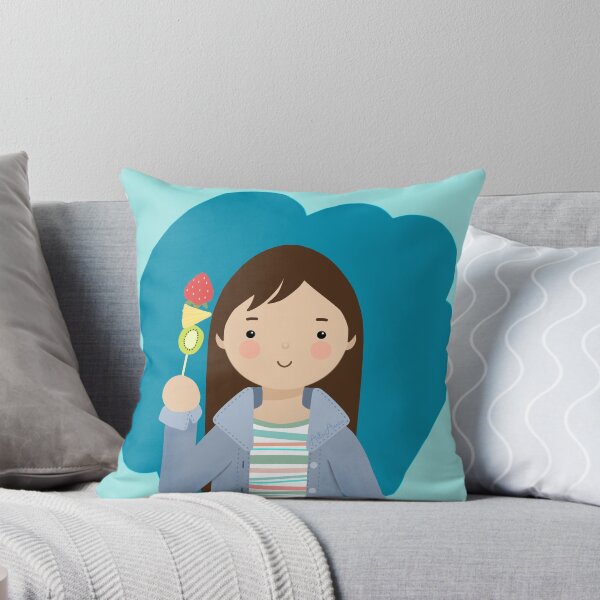 Item preview, Girl with fruits designed and sold by ArteAnnie.