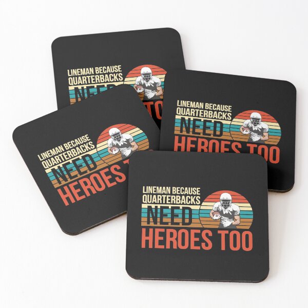 Item preview, Mens Lineman Because Quarterbacks Need Heroes I Football   designed and sold by andregiftshopzz.