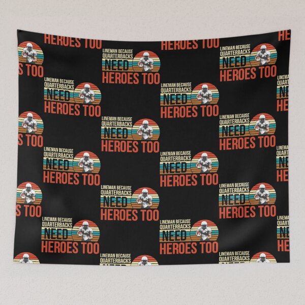 Item preview, Mens Lineman Because Quarterbacks Need Heroes I Football   designed and sold by andregiftshopzz.