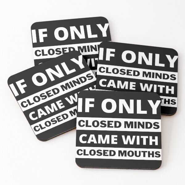 Item preview, If Only Closed Minds Came With Closed Mouths designed and sold by Louay Oudi.