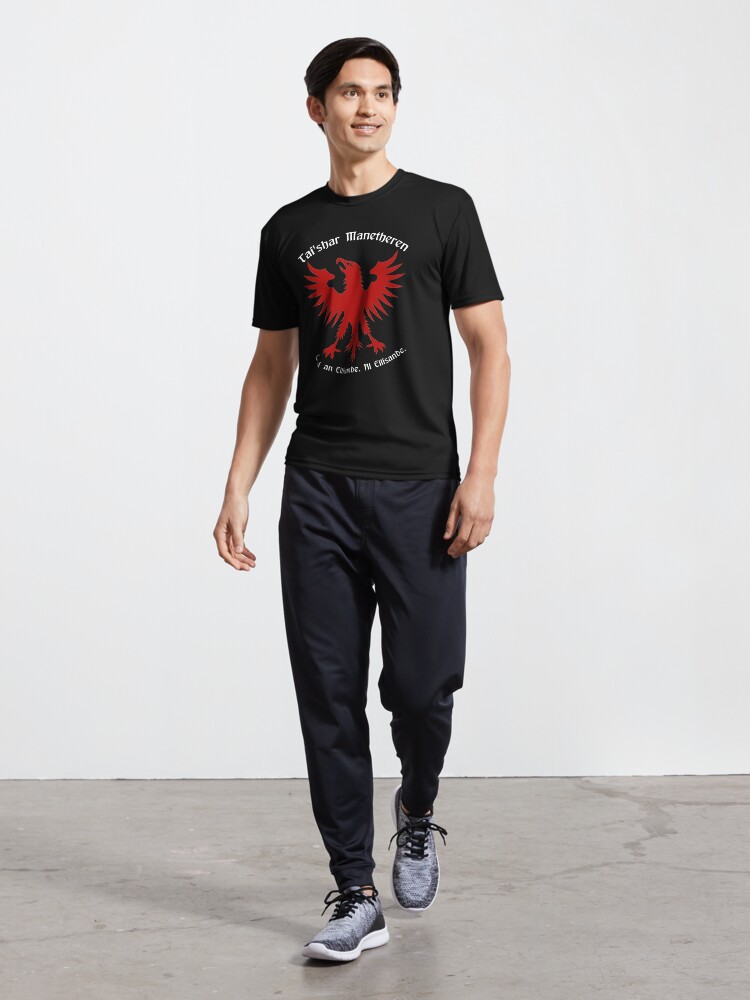 Thumbnail 5 von 7, Funktionsshirt, Tai'shar Manetheren, Carai an Ellisande. Al Ellisande. Fan-Art zu „Das Rad der Zeit“ (weißer Text) designt und verkauft von Murderbunnytees.