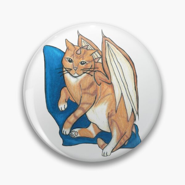 Item preview, Cat Dragons - Mango designed and sold by HalfbakedPoet3.