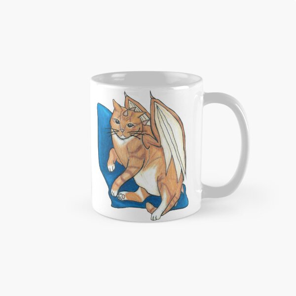 Item preview, Cat Dragons - Mango designed and sold by HalfbakedPoet3.