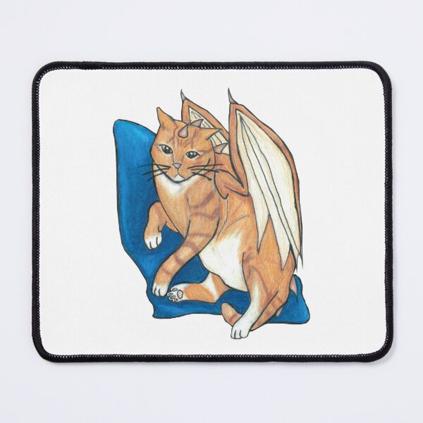 Item preview, Cat Dragons - Mango designed and sold by HalfbakedPoet3.