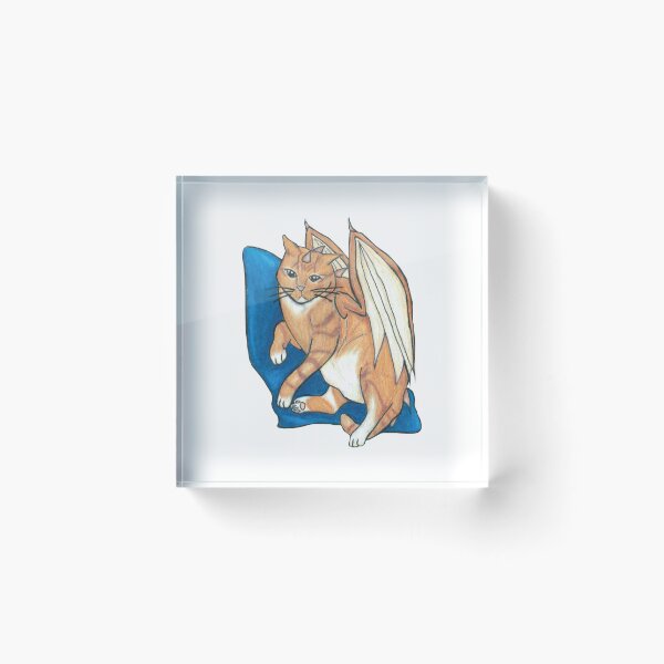 Item preview, Cat Dragons - Mango designed and sold by HalfbakedPoet3.
