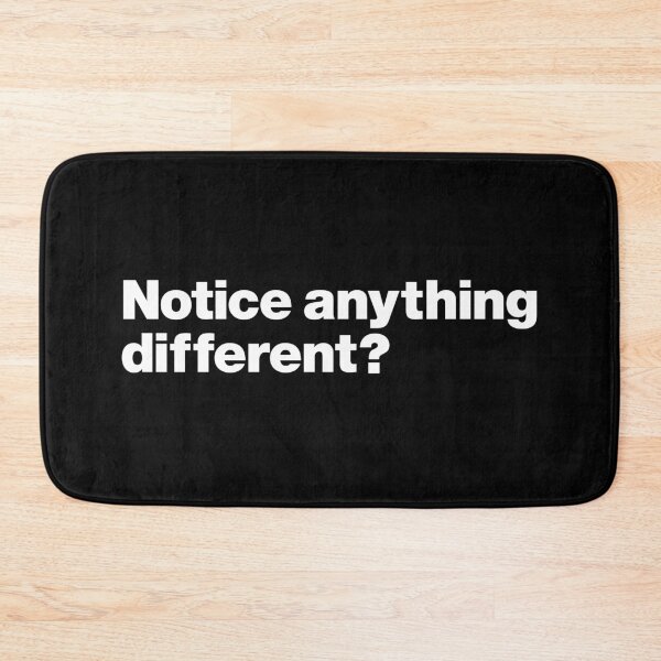 Item preview, Notice anything different? (white) designed and sold by dudethecreator.