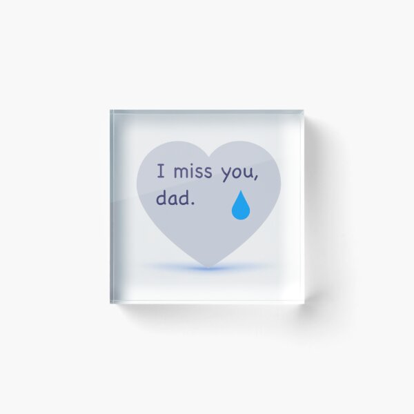 Item preview, Miss You, Dad designed and sold by SunshineVine.