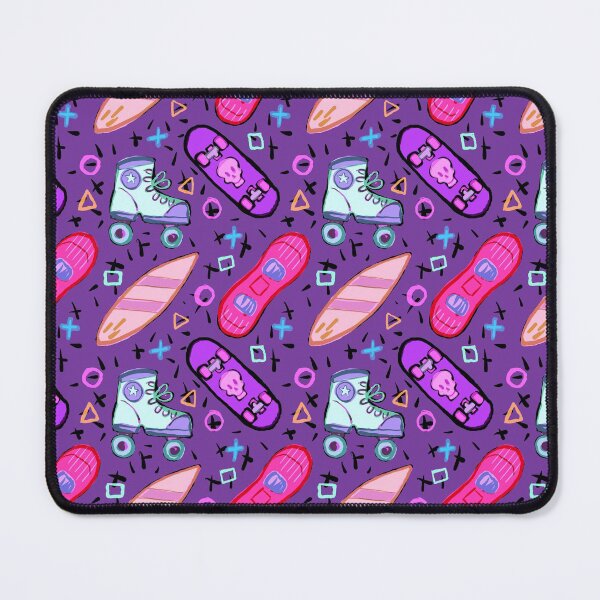Item preview, Surf, Skate y Rollerblade morado 90's Adventure Print designed and sold by FlyingFennec.