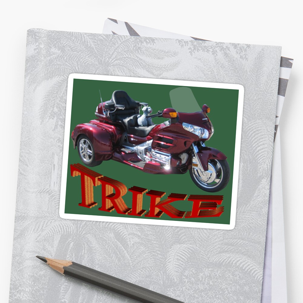 Trike Sticker By Flyoff Redbubble