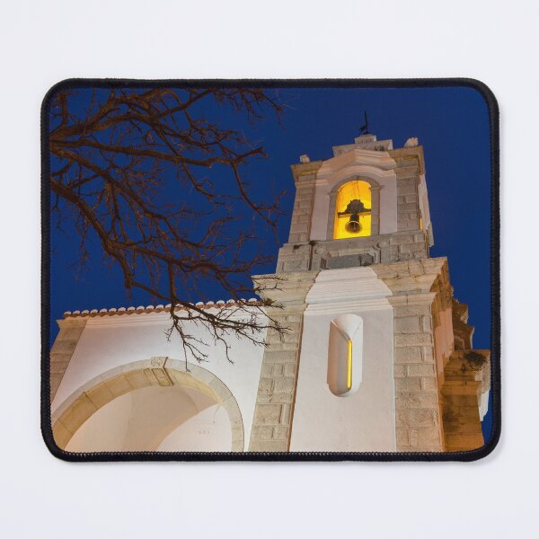 Item preview, Gloriously Lit Blue Hour - Igreja De Santo Antonio in Lagos Portugal designed and sold by Georgia Mizuleva.