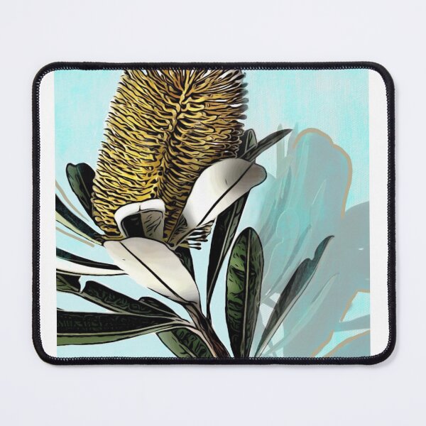 Item preview, Banksia on Aqua designed and sold by franlynch.