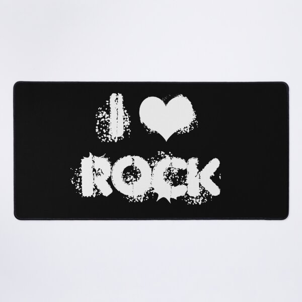Item preview, LOVE ROCK - B / handwritten / White with WHITE heart- by Iona Art Digital designed and sold by IonaArtDigital.