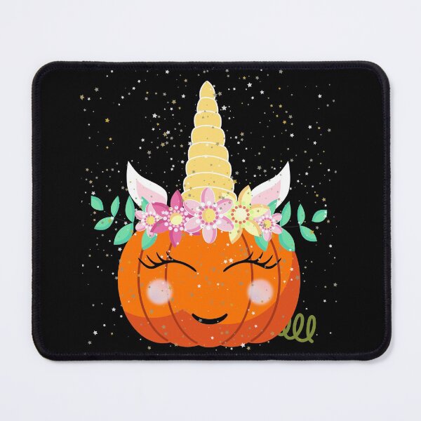 Item preview, Halloween Pumpkin Glitter Unicorn designed and sold by appareltolove.