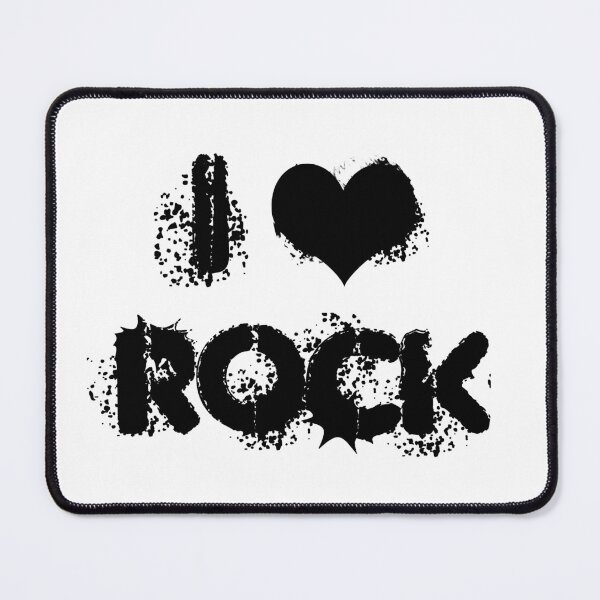 Item preview, LOVE ROCK - B / handwritten / Black with BLACK heart- by Iona Art Digital designed and sold by IonaArtDigital.