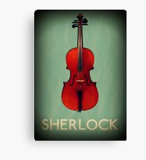 Sherlock Violin Canvas Print