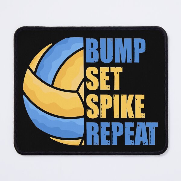 Item preview, Volleyball Bump Set Spike Repeat Volleyball-Player Gift designed and sold by TH3--DESIGNER.