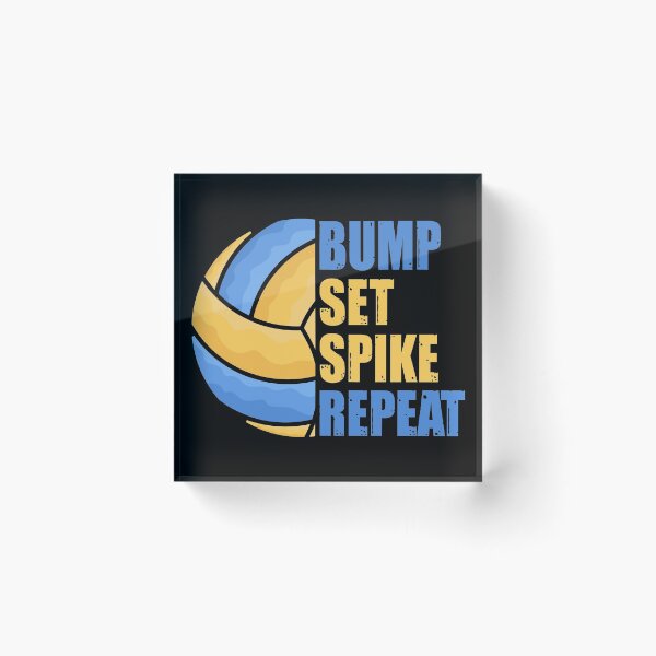 Item preview, Volleyball Bump Set Spike Repeat Volleyball-Player Gift designed and sold by TH3--DESIGNER.