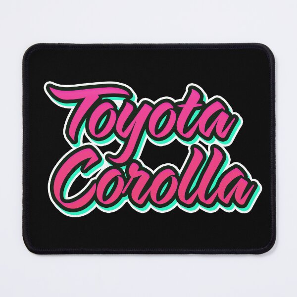 Item preview, Toyota Corolla - Vintage Colorful Text Pink designed and sold by Jdm-Knights.
