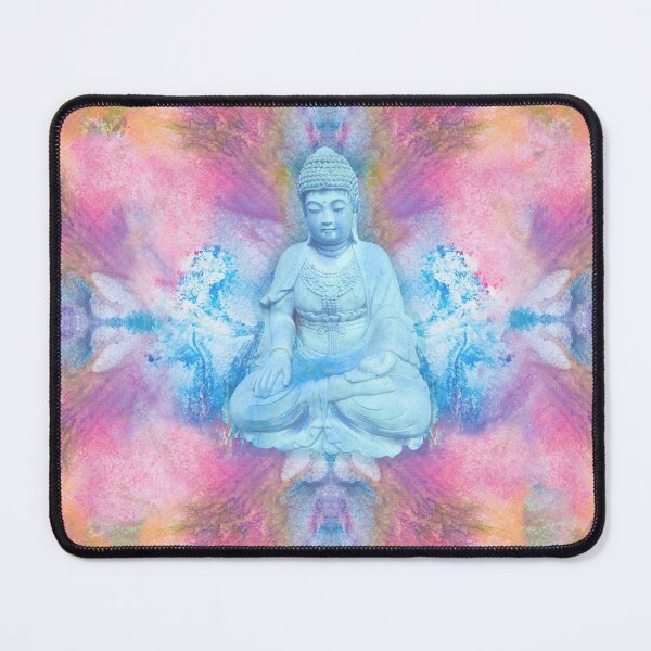 Item preview, Buddha with Reiki healing chakra colours designed and sold by BenitaJayne.