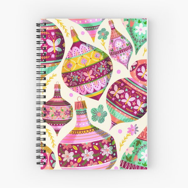Aperçu de l'œuvre Noël Floral Folk ~ Brights créée et vendue par RetroRudolphs.