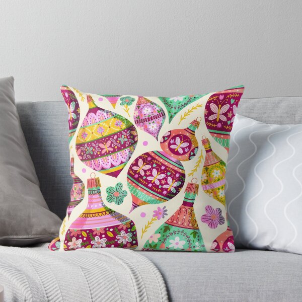 Item preview, Folk Floral Christmas ~ Brights designed and sold by RetroRudolphs.
