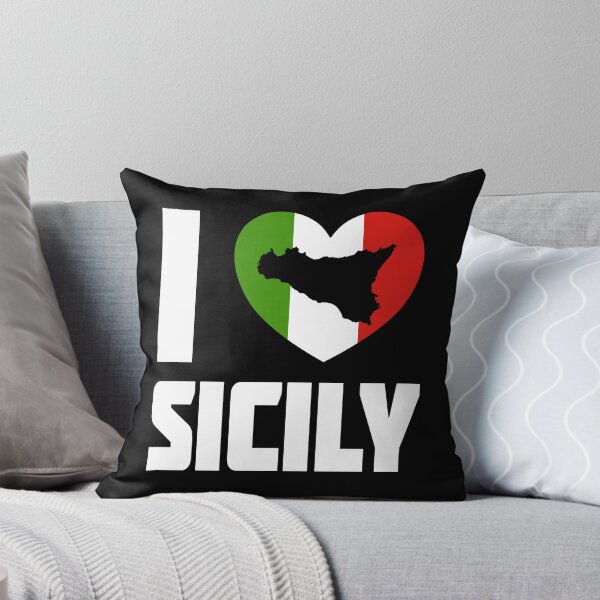 Item preview, I Love Sicily - I Heart Sicily  designed and sold by molamode.