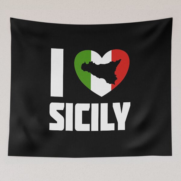 Item preview, I Love Sicily - I Heart Sicily  designed and sold by molamode.