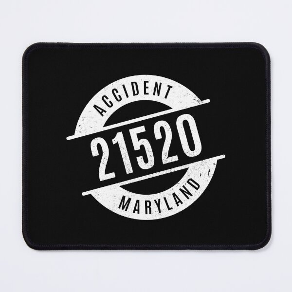 Item preview, Accident Maryland 21520 Zip Code designed and sold by creativecurly.