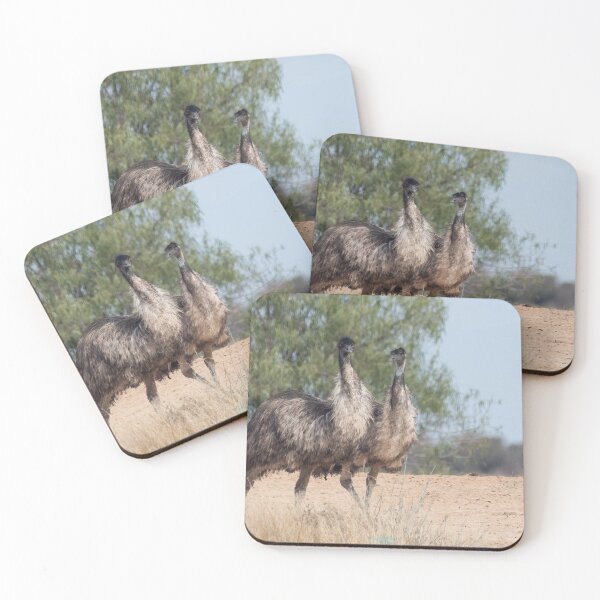 Item preview, Emus in outback Queensland designed and sold by Ozjanette90.