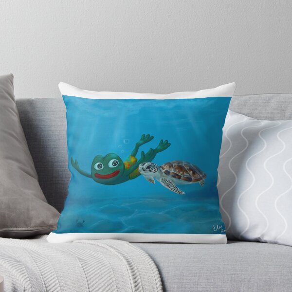 Item preview, Pepe under the sea designed and sold by Elina On Twitch.