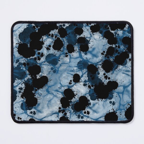 Item preview, Black and blue splotches designed and sold by Obsidianmuse.