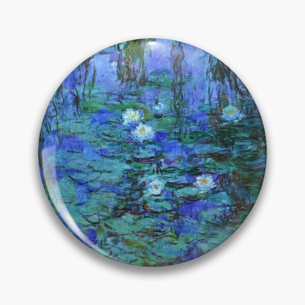 Item preview, Claude Monet "Water lilies - Blue Water lilies" (4) designed and sold by Alexandra Dahl.