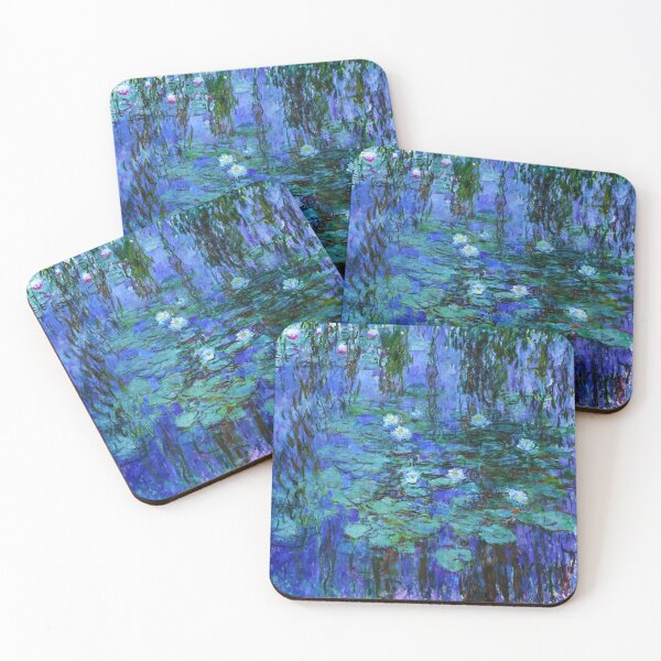 Item preview, Claude Monet "Water lilies - Blue Water lilies" (4) designed and sold by Alexandra Dahl.