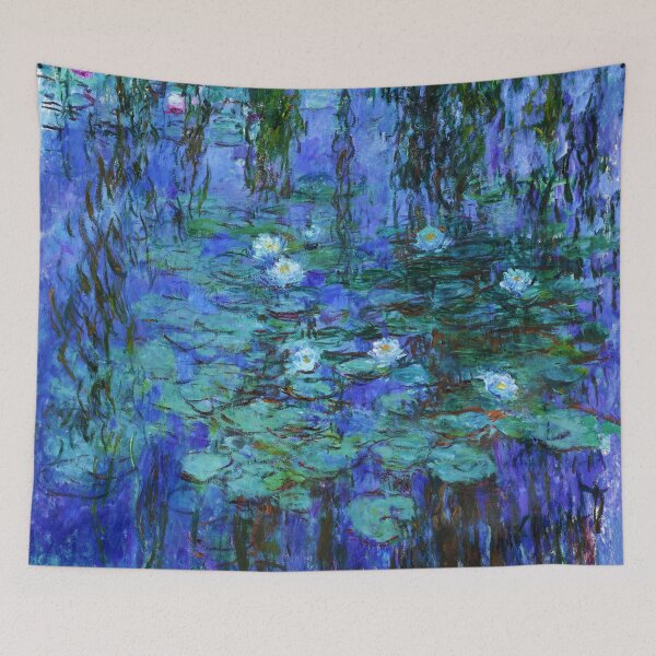 Item preview, Claude Monet "Water lilies - Blue Water lilies" (4) designed and sold by Alexandra Dahl.