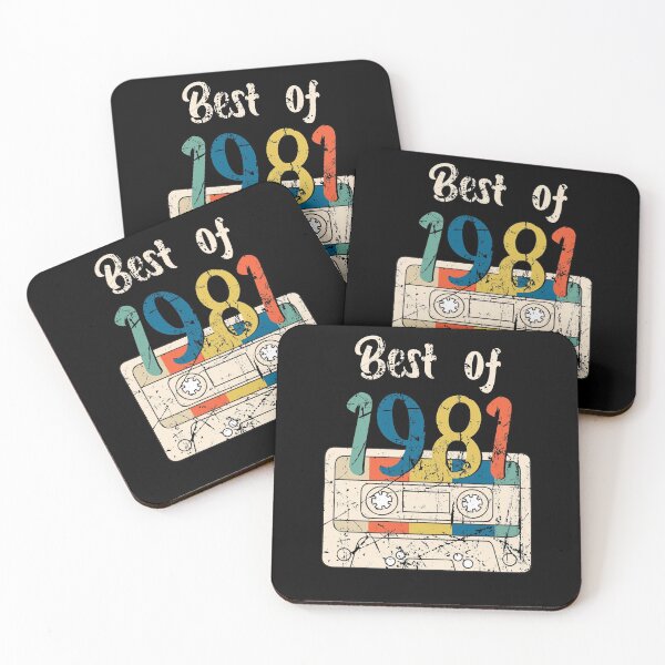 Item preview, Vintage Best Of 1981 , 40 Years Old Birthday Cassette , Retro Best Of 1981 designed and sold by zedesigner-.