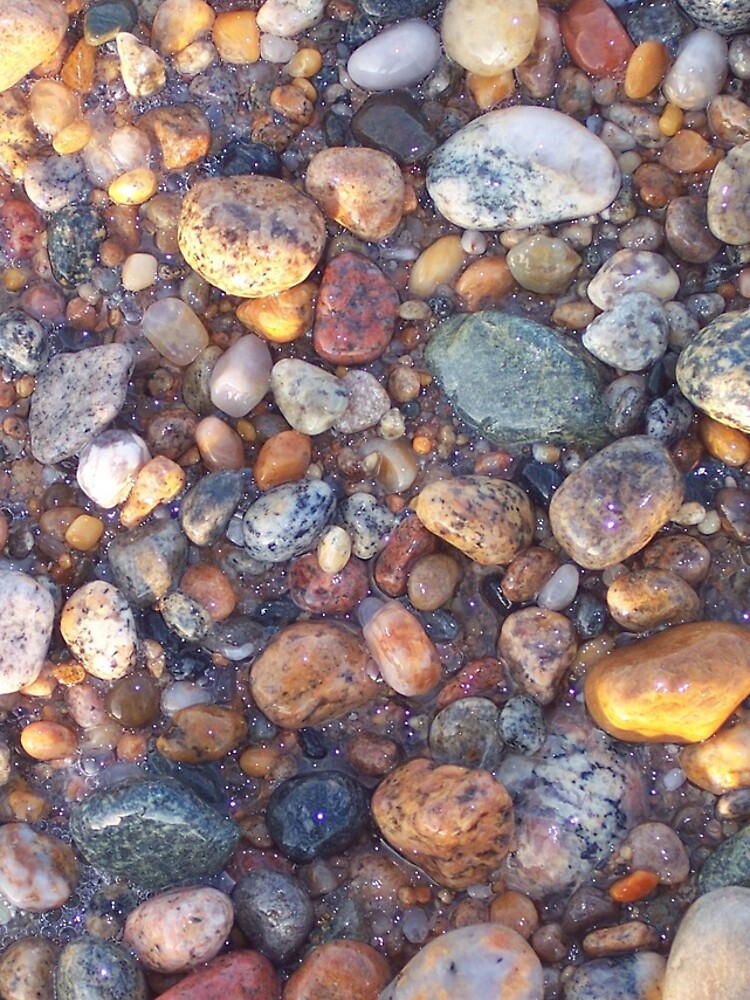 Thumbnail 4 of 4, Samsung Galaxy Phone Case, Colorful River Rocks  designed and sold by FlyingFennec.
