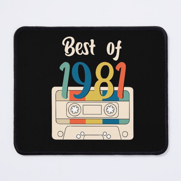 Item preview, Vintage Best Of 1981 , 40 Years Old Birthday Cassette , Retro Best Of 1981 designed and sold by zedesigner-.