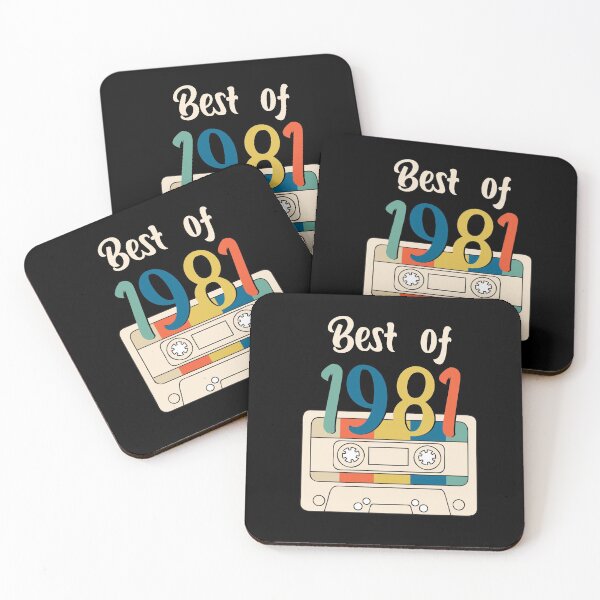 Item preview, Vintage Best Of 1981 , 40 Years Old Birthday Cassette , Retro Best Of 1981 designed and sold by zedesigner-.