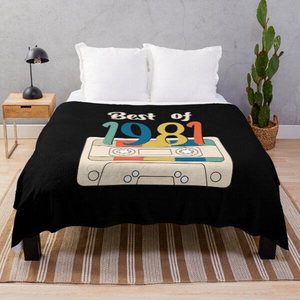Item preview, Vintage Best Of 1981 , 40 Years Old Birthday Cassette , Retro Best Of 1981 designed and sold by zedesigner-.
