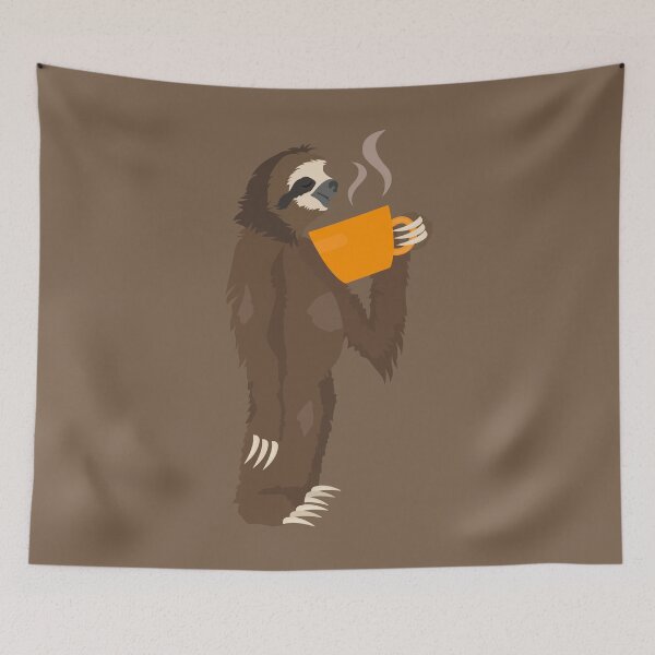 Item preview, Coffee Sloth designed and sold by Orangegrph.