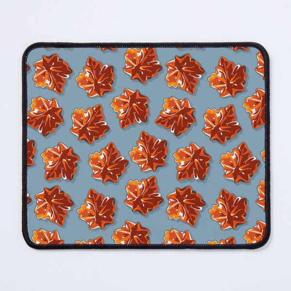 Item preview, Canadian Maple Syrup Candy Pattern on Blue Grey designed and sold by tanyadraws.
