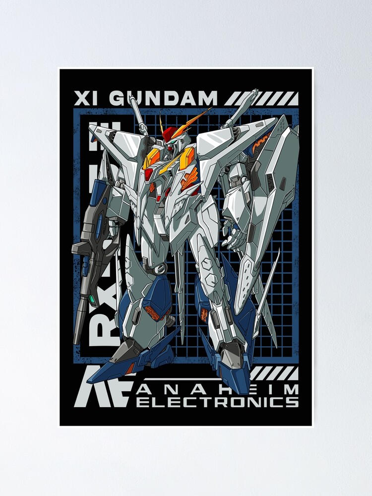 Rx 105 Xi Gundam Poster For Sale By Svthyp Redbubble