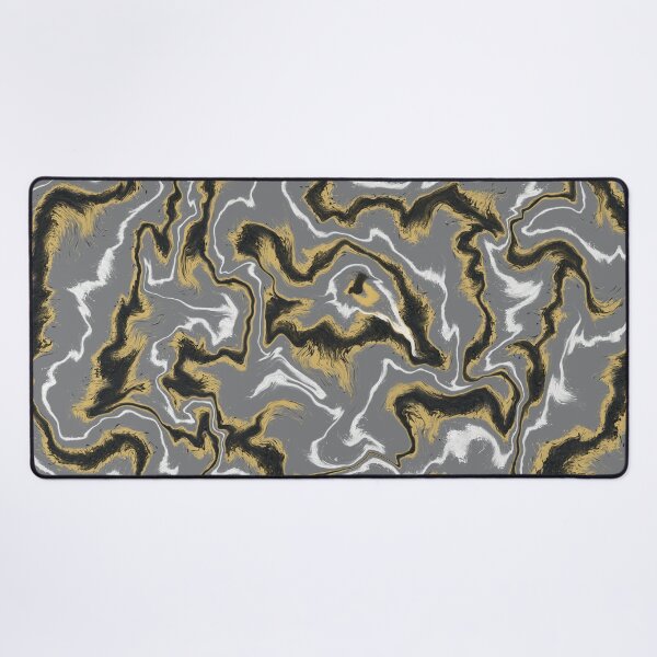 Item preview, Liquid pour design in grey, black, gold, and white designed and sold by Jane Domenech.
