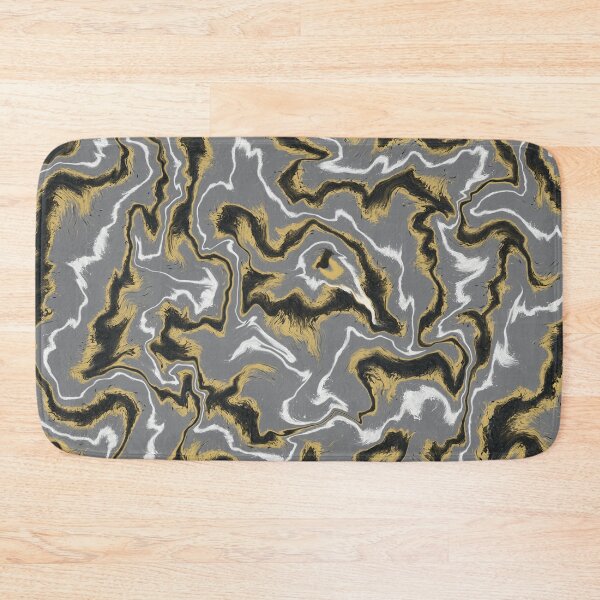 Item preview, Liquid pour design in grey, black, gold, and white designed and sold by Jane Domenech.