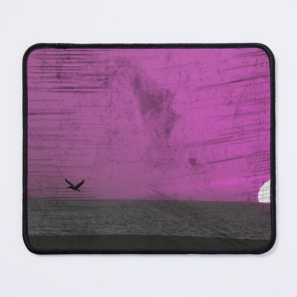 Item preview, Bird and Purple Beach Sunset Art designed and sold by TheSplitWindow.