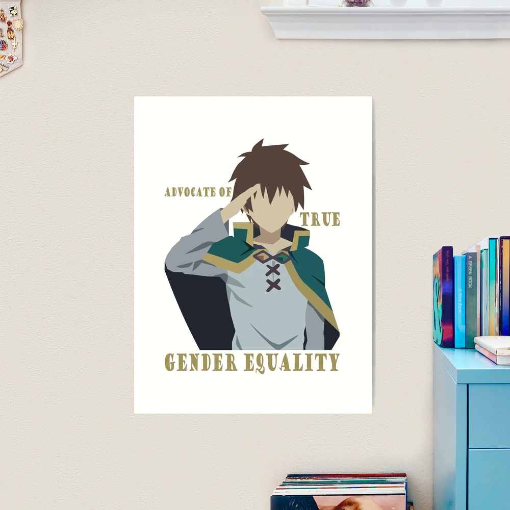 Kazuma - Gender Equality Poster for Sale by Saru Mise